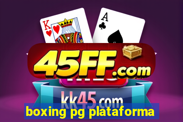 boxing pg plataforma